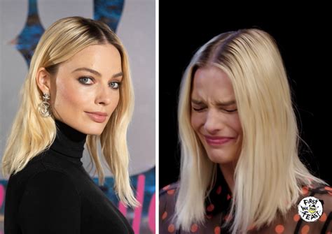 Margot Robbie Drops F Bomb After Hot Ones Wings Make Her Tear Up