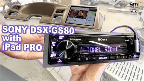 Lets Test Sony Dsx Gs80 Car Stereo With Ipad Pro Youtube