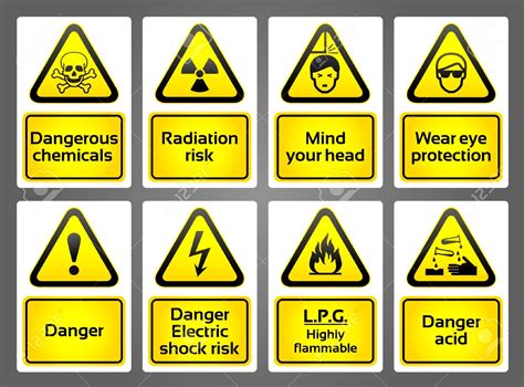Health And Safety Hazard Signs And Meanings Image To U