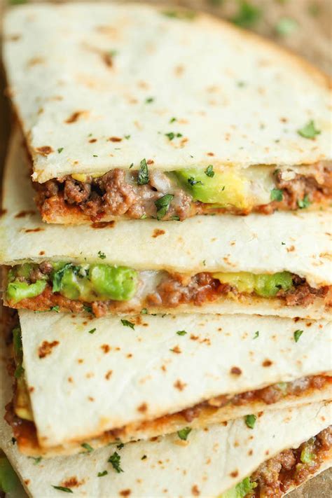 Add a few shrimp, some crumbled bacon, and a handful of cheese to one side of the tortilla. Quesadilla Recipes That Go Way Beyond Cheese | HuffPost