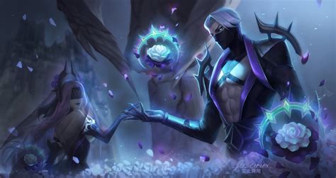 Withered Rose Zed And Syndra By Piscina R LoLFanArt