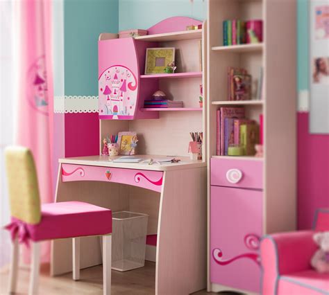 Some kids need their own space. Princess Study Table and Bookcase (With images) | Princess ...
