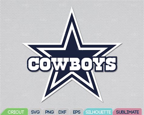 Cowboy star restaurant and butcher shop is the first restaurant in san diego's east village to serve up a unique neighborhood fine dining experience by combining contemporary american cuisine with. Svg Dallas Cowboys with star Png, Eps, Dxf DIY Digital ...
