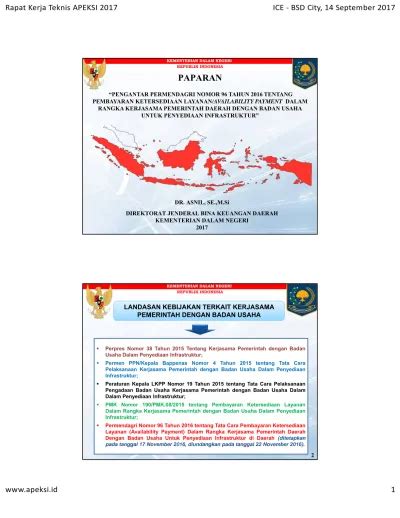 KEMENTERIAN DALAM NEGERI REPUBLIK INDONESIA PAPARAN