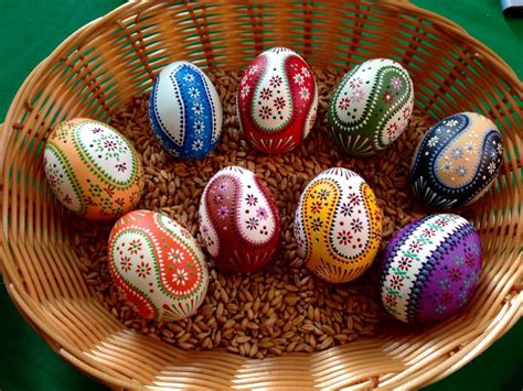 Sorbische Ostereier Sorbian Easter Eggs Ostereiermarkt Schleife 2015