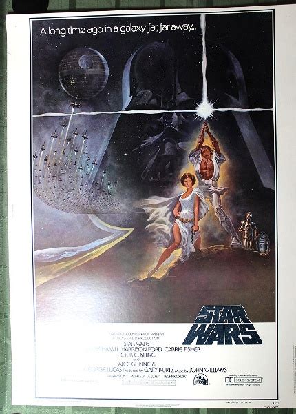 Star Wars 20th Century Fox 1977 30×40 Movie Poster