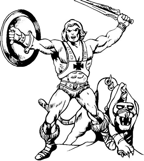 He Man Coloring Pages To Download And Print For Free
