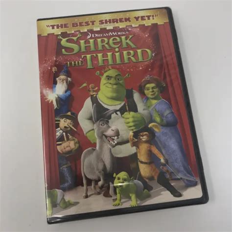 Shrek The Third Dvd 2007 Widescreen Mike Myers John Krasinski Factory