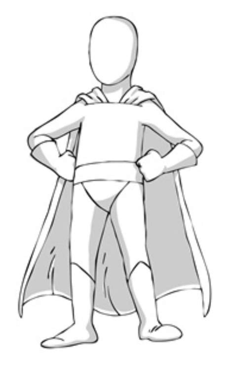 Superhero Cape Drawing At Getdrawings Free Download