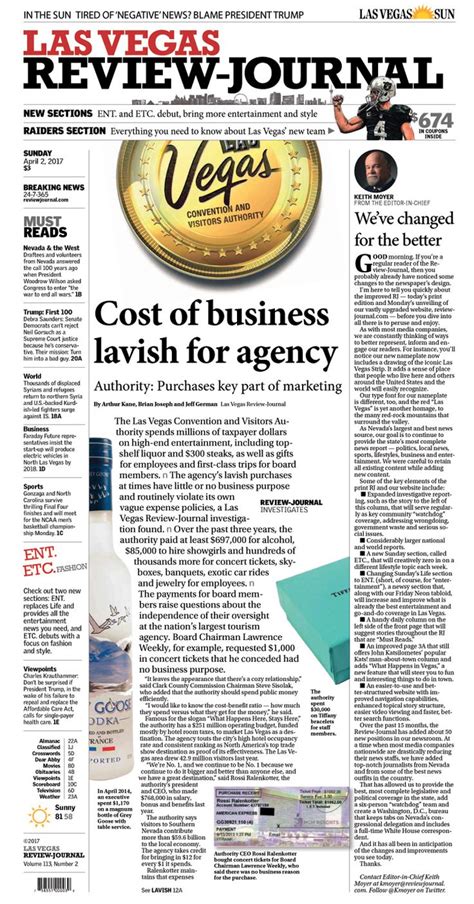The Front Page Of A Business Newspaper