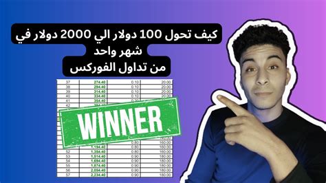 كيف تحول 100 دولار إلى 2000 دولار في شهر ؟ تحدي عملي تداول الفوركس