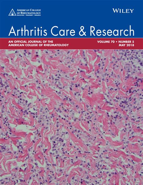Arthritis And Rheumatology Wiley Online Library