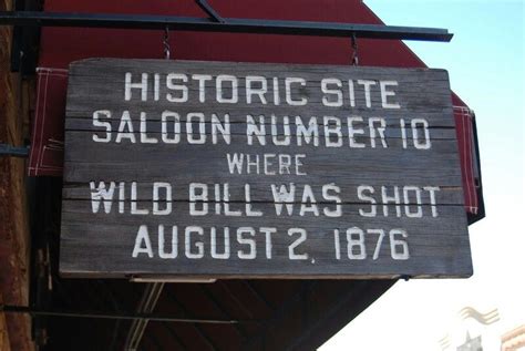 Number 10 Saloonwild Bill Hickock Deadwood South Dakota Saloon