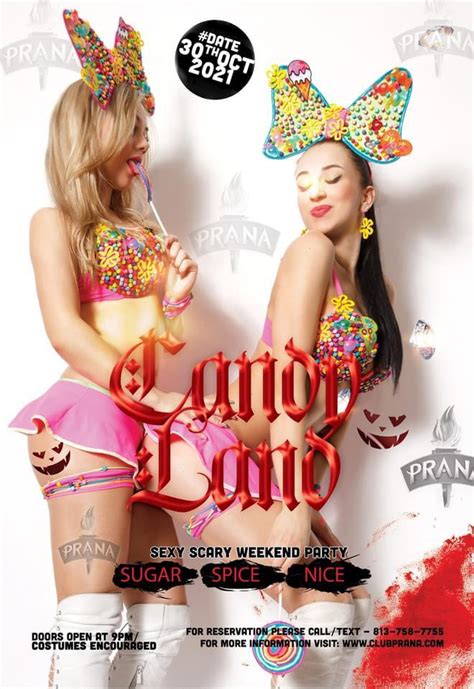 Sexy Scary Candy Landy Weekend Party Club Prana