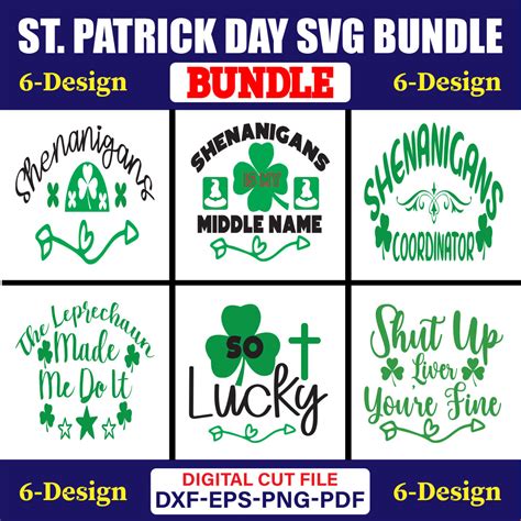 St Patrick Day Svg T Shirt Design Bundle Vol 31 Masterbundles