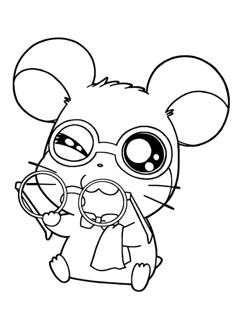 Coloring Page Hamtaro Coloring Pages 39 Cute Coloring Pages Free