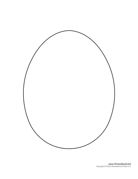 Tim Van De Vall — Printable Easter Egg Templates