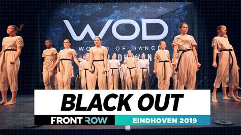 Black Out Frontrow Jr Team Division World Of Dance Eindhoven