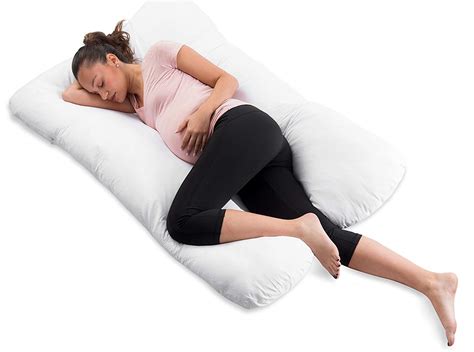 The full body pregnancy pillow has been customized in many ways to address specific needs. ComfySure Pregnancy Full Body Pillow-U Shaped Maternity and Nursing Cushion with Removable White ...