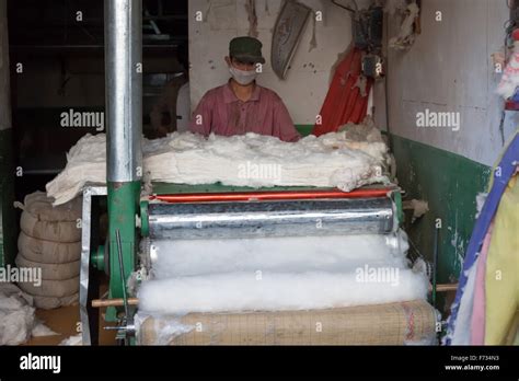 Cotton Processing Kashgar Old Town Xinjiang Uighur Autonomous Region