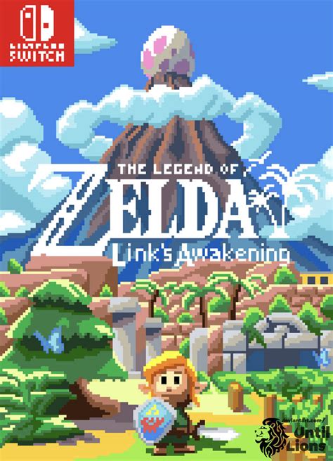 Legend Of Zelda Links Awakening Switch Cover Art By Untillions On