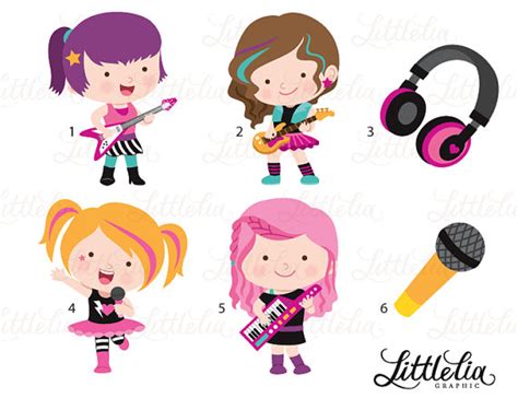 Girl Rock Star Clip Art 10 Free Cliparts Download Images On
