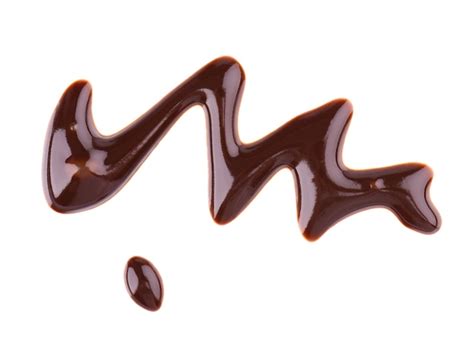 Premium Photo Chocolate Syrup Drizzle Isolated