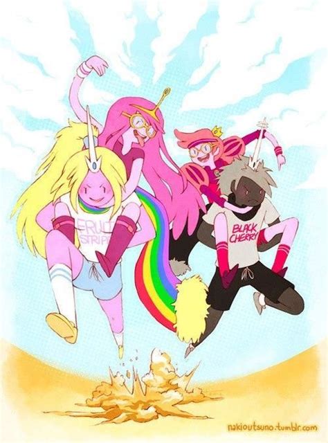Humanized Lady Rainicorn And Lord Monochronicorn Adventure Time Girls