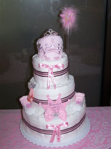 Too Cute Diaper Cakes Little Princess Diaper Cake