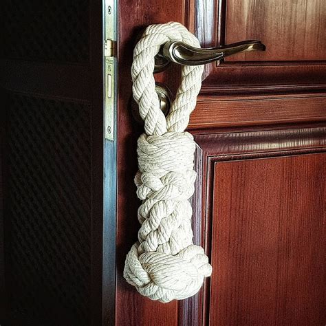 Fancy Rope Door Stop Nautical Decor Wall Protection Door Etsy