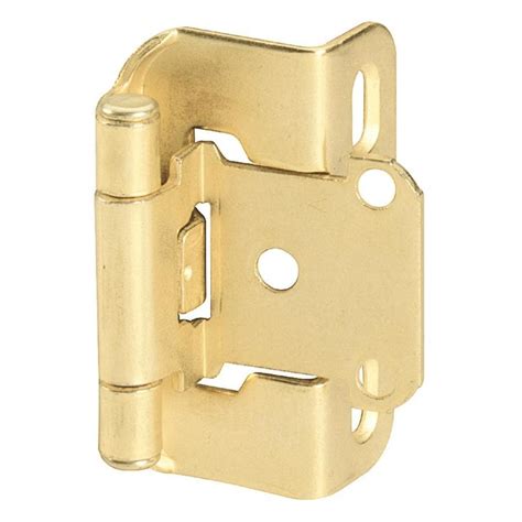 Amerock 2 Pack 12 In Polished Gold Self Closing Cabinet Hinge At