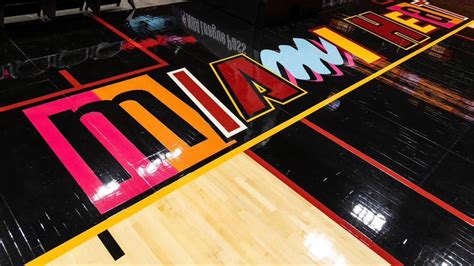 Miami Mashup Court And Jerseys Debut Miami Heat Youtube