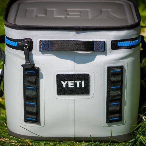 Yeti Hopper Flip Soft Sided Portable Cooler Fog Gray Tahoe Blue