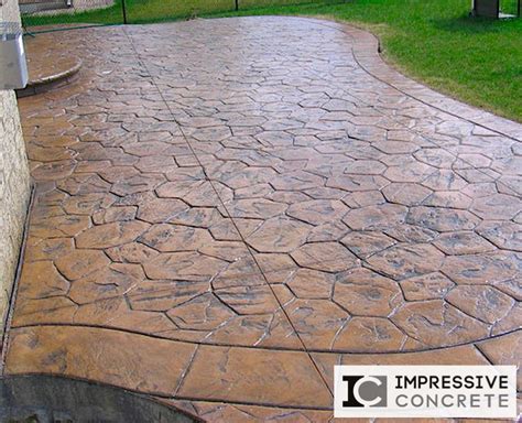 Random Sandstone Stamped Concrete Soulvanesa