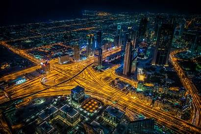 4k Dubai Lights Building Wallpapers Skycrappers Night