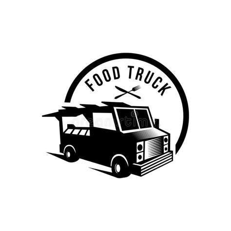 Neon food truck icon logo vector neon street food truck icon. Vector Illustration Of Street Food Truck Graphic Badge Set. Food Old Logo Design,EPS 8,EPS 10 ...