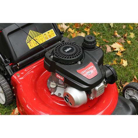 Craftsman Gas Push Lawn Mower 21 In 140 Cc Red 11a A1sd593 Rona