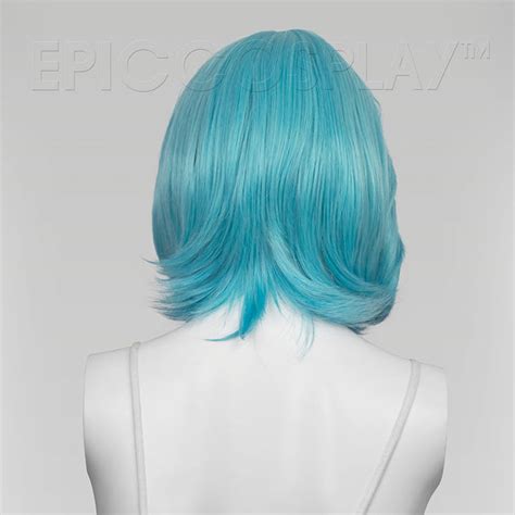 Chronos 14 Inch Anime Blue Mix Short Cosplay Wig