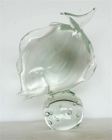 Vintage Murano Glass Fish Sculpture By Licio Zanetti For