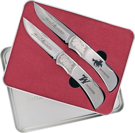Storage tin box wedding keepsake christmas birthday home gift bright side. Winchester Winchester Two Piece Knife Set knives G0433