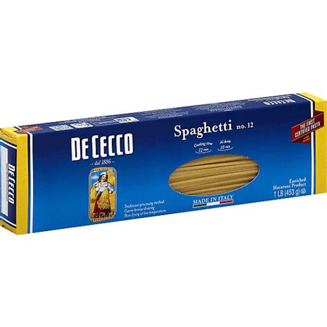 De Cecco Spaghetti No 12 Shop Superlo Foods