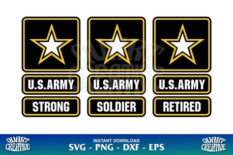 Us Army Strong Soldier Retired Svg Gravectory