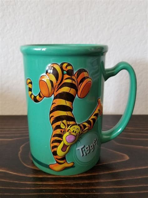Disney Store Winnie The Pooh TIGGER 3D Just Tiggerific Coffee Tea Coco