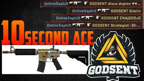 Insane 10 Second Ace Vs Godsent Csgo Fun And Frags 74 Youtube