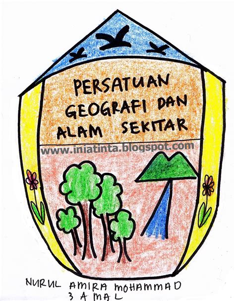 Rasional logo rakan alam sekitar. Tinta-tinta Ilmu: Logo Persatuan Geografi dan Alam Sekitar