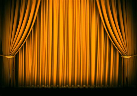 Resultado De Imagem Para Gold Stage Curtains Stage Curtains Red
