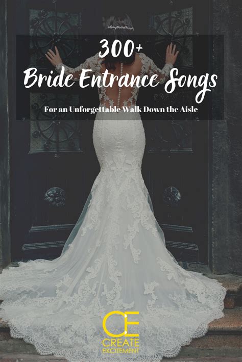 The best wedding songs make your day feel incredible. Bride Entrance Songs | Bride entrance songs, Entrance songs, Best wedding songs