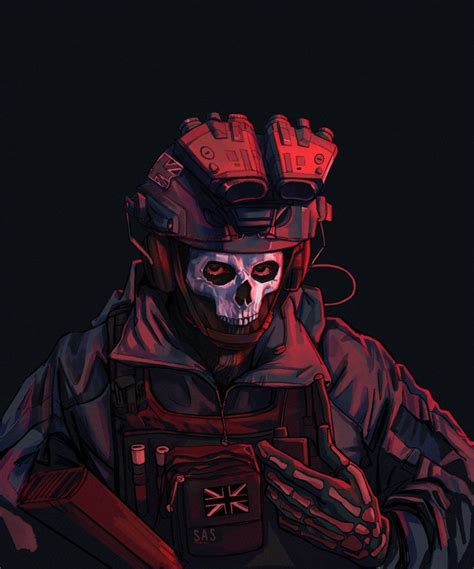 Ghost Soldiers Call Off Duty Character Art Character Design Call Of