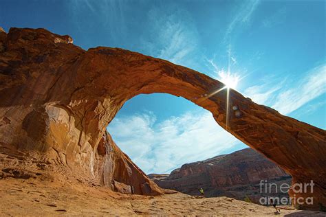 Sunburst Corona Arch Moab Utah Photograph By Wayne Moran Fine Art America
