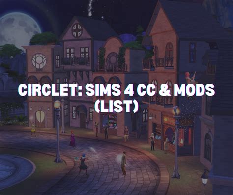 Circlet Sims 4 Cc And Mods List